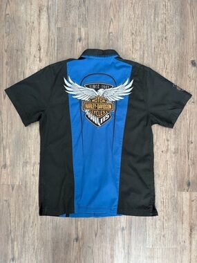 HARLEY-DAVIDSON 115TH ANNIVERSARY LIMITED EDITION SHORT SLEEVE COLORBLOCK LARGE